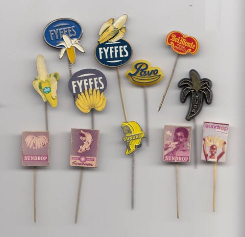 Vintage banana pin anstecker - banana,