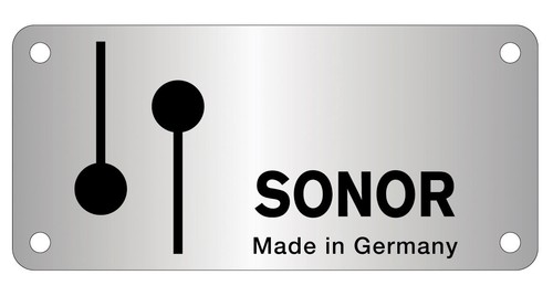 Drum badge sonor d0816 - drum, 1960s