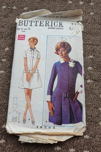 Vintage 1960er butterick 4762 - butterick,