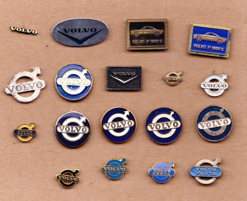 Oldtimer volvo logo pin - logo,