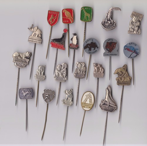 Vintage zoo pin anstecker - pin,