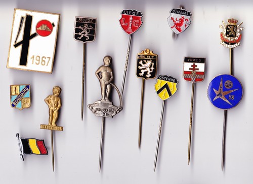 Vintage belgien pin anstecker - vintage,